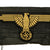 Original German WWII SS Afrika Korps M43 Cap Eagle BeVO Embroidered Insignia with RZM Tag - Unissued Original Items