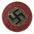 Original German WWII Era NSDAP Party Late War Painted Membership Badge Pin by Hans Doppler of Wels - RZM M1/159 Original Items