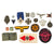 Original German WWII Insignia, Award, and Tinnie Grouping with KvKII, Eastern Medal, and More - 19 Items Original Items