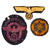 Original German WWII Insignia, Award, and Tinnie Grouping with KvKII, Eastern Medal, and More - 19 Items Original Items