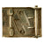 Original German WWII Early DJ Upgraded to HJ Nickel Belt Buckle marked RZM U.E. 72 Original Items