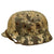 Original German WWII Battle Damaged "Dug Up" M40 Single Decal SS Helmet with Liner & Chinstrap - EF66 Original Items