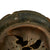 Original German WWII Battle Damaged "Dug Up" M40 Single Decal SS Helmet with Liner & Chinstrap - EF66 Original Items