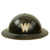 Original British WWII Air Raid Warden Painted Brodie MkII Steel Helmet - Dated 1939 Original Items