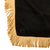 Original German WWII DJ Deutsches Jungvolk German Youth Organization Fringed Trumpet Banner - 19" x 19 1/2" Original Items
