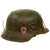 DRAFT Original German WWII Double Decal NSDAP Civic Police M42 Steel Combat Helmet Original Items