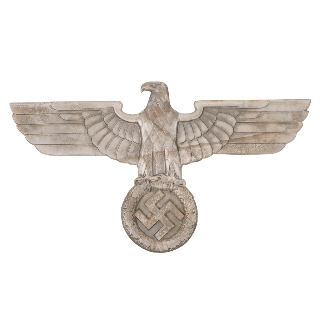 Original German WWII 24 Inch Aluminum Railroad Train Eagle by PS - Deutsche Reichsbahn Adler Original Items