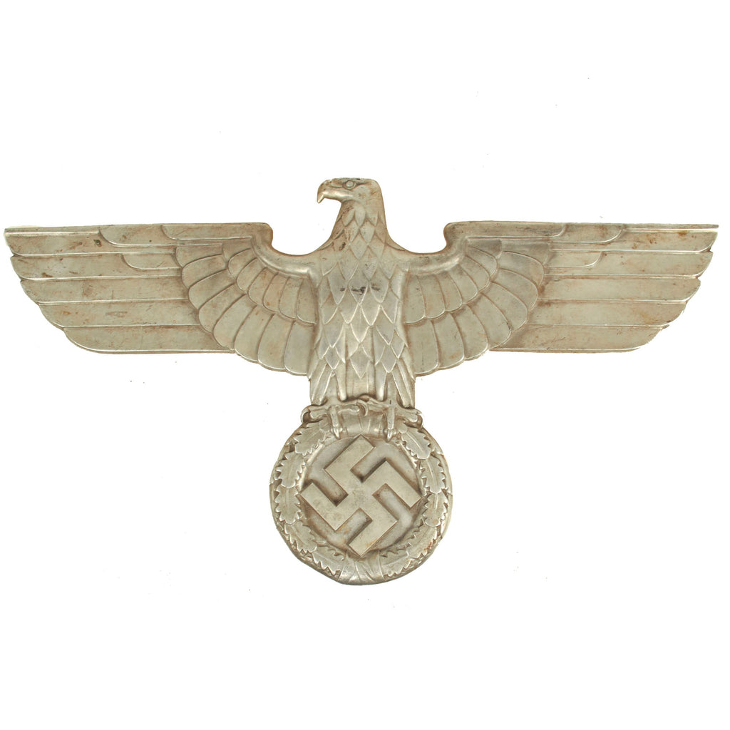 Original German WWII 24 Inch Aluminum Railroad Train Eagle by PS - Deutsche Reichsbahn Adler Original Items