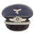 Original Excellent German WWII Luftwaffe Officer Schirmmütze Visor Cap with Bullion Insignia - Size 57 Original Items