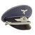 Original Excellent German WWII Luftwaffe Officer Schirmmütze Visor Cap with Bullion Insignia - Size 57 Original Items