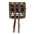 Original German WWII Foldable Cable Reel Backpack by Rich. Leppert K.G. with Wire Spool - dated 1939 Original Items