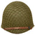 Original U.S. WWII 1944 McCord Front Seam Swivel Bale M1 Helmet with Net and Westinghouse Liner - Complete Original Items