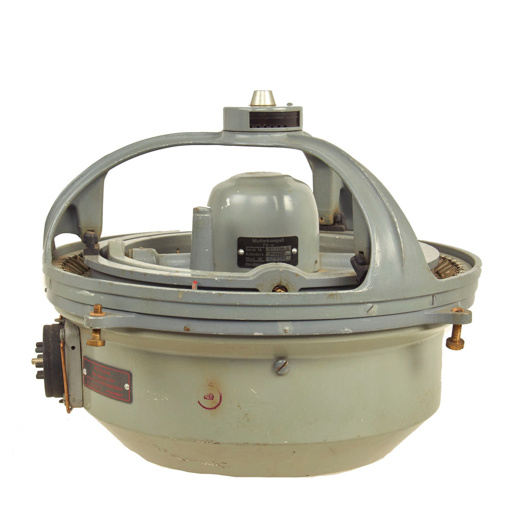 Original German WWII Luftwaffe Messerschmitt Bf 109 Mutterkompaß Master Compass in Gimbal Ring Mount Original Items
