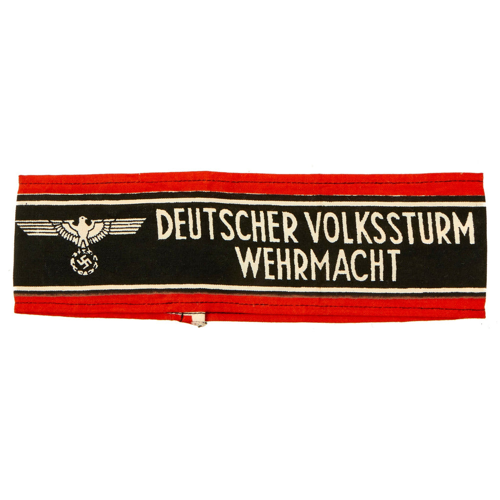 Original German WWII Deutscher Volkssturm Wehrmacht Armband Original Items