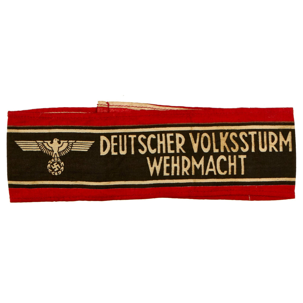 Original German WWII Deutscher Volkssturm Wehrmacht Armband Original Items
