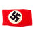 Original German WWII NSDAP & SA Multi-piece Cotton Armband with Fabric Insignia Original Items