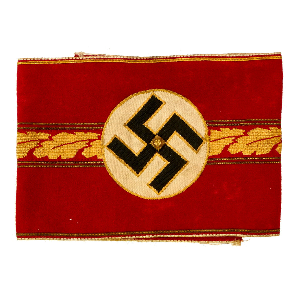 Original German WWII NSDAP Kreisleiter District Leader Armband with RZM Tag Original Items