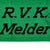 Original German WWII Reichs Defense Commission Messenger Armband with Issue Stamps - R.V.K. Melder Original Items