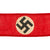 Original German WWII NSDAP Party Printed Cotton Overcoat Armband Original Items