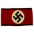 Original German Pre-WWII SS Member's Wool & Rayon Multi-Piece Armband with BeVo SS RZM Tag Original Items