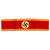 Original German WWII NSDAP Kreisleitung District Leadership Department Leader Armband with RZM Tag Original Items