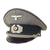 Original German WWII Army Heer Medical Officer Schirmmütze Visor Crush Cap Original Items