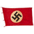 Original German WWII NSDAP Double Sided National Political Flag with Hanger Loops - 47" x 61 ½" Original Items