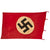 Original German WWII NSDAP Double Sided National Political Flag with Hanger Loops - 47" x 61 ½" Original Items