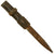 Original German WWII 98k 1939 dated Bayonet by W.K.C. with Scabbard & Rare Luftwaffe DAK Canvas Frog - Matching Serial 455 a Original Items