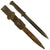 Original German WWII 98k 1939 dated Bayonet by W.K.C. with Scabbard & Rare Luftwaffe DAK Canvas Frog - Matching Serial 455 a Original Items