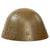 Original Czech WWII Vz32 / M32 "Egg-Shell" Steel Helmet Converted for Danish DSB Railway Use - Danske Statsbaner Original Items