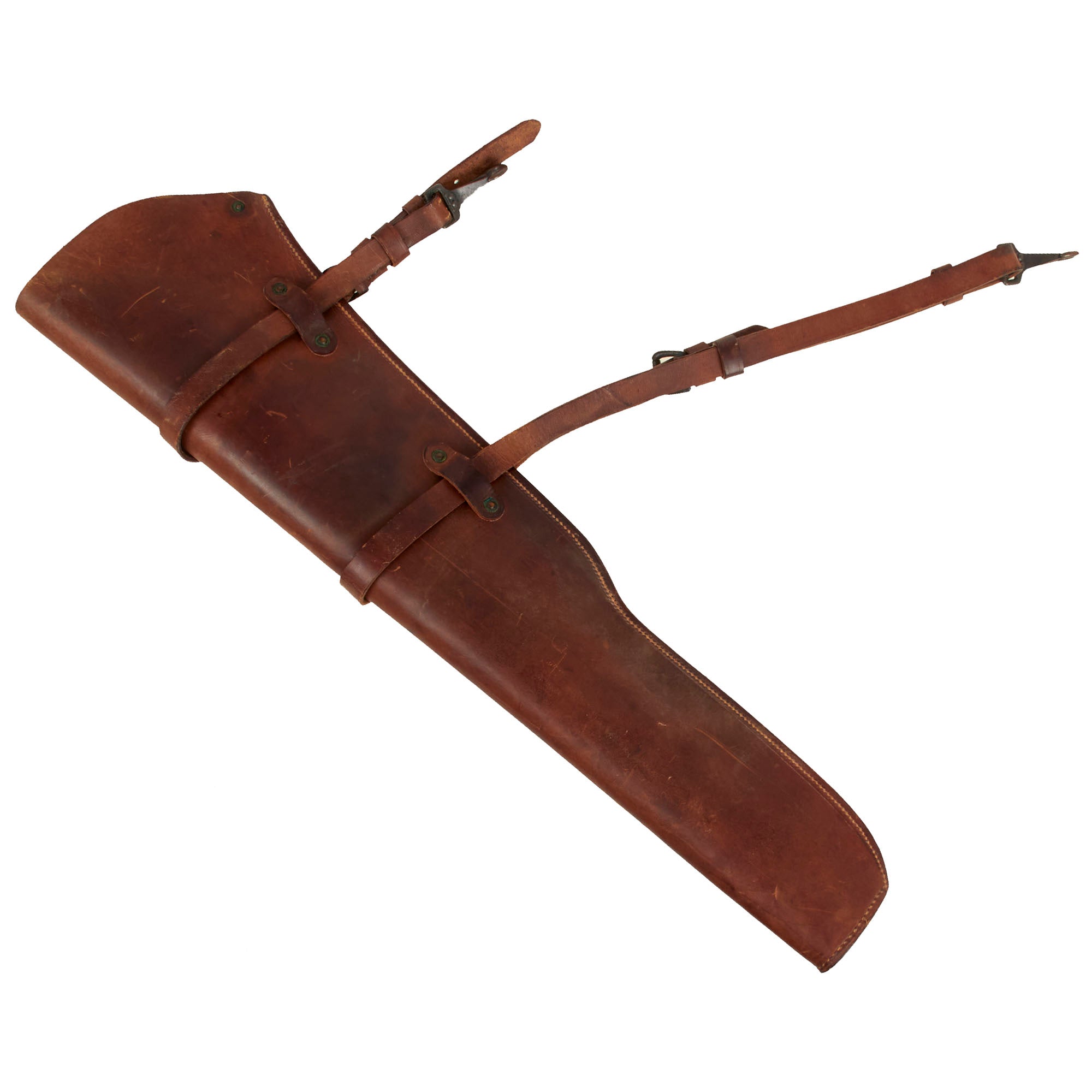 Original U.S. WWII M1 Garand Rifle Leather Jeep Scabbard With Securing ...