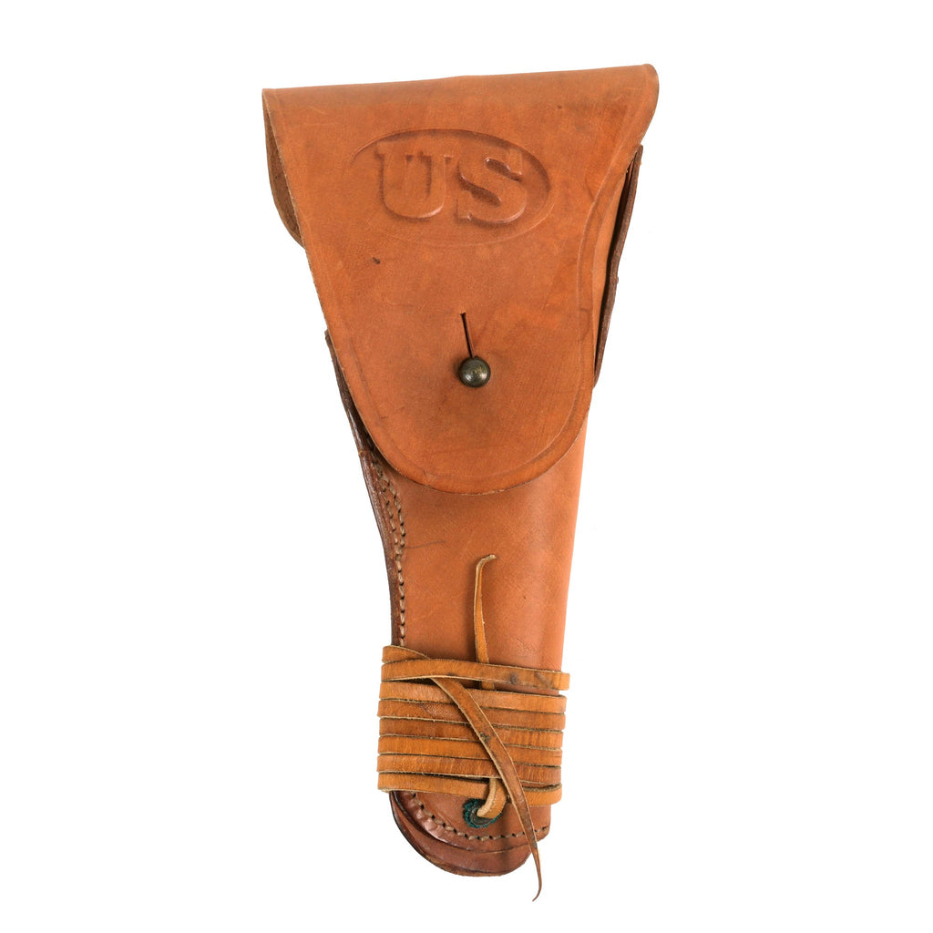 Original U.S. WWII Era Excellent Condition M1916 .45 Colt 1911 Leather Holster by Sears - Dated 1942 Original Items