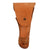 Original U.S. WWII Era Excellent Condition M1916 .45 Colt 1911 Leather Holster by Milwaukee Saddlery Co. with Leg Tie Down - Dated 1944