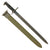 Original Excellent U.S. WWII M1942 Garand 16" Bayonet by American Fork & Hoe with M3 Scabbard - dated 1943 Original Items