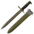 Original Excellent U.S. WWII M1 Garand 10 inch Bayonet by Union, Fork & Hoe with M7 Scabbard Original Items
