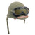 Original U.S. WWII Late War G.I. Gear Lot Featuring Complete M1 Helmet, Field Uniform Set, Gas Mask and More - Unissued to Lightly Worn Items Original Items