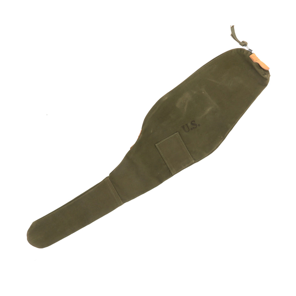 Original U.S. WWII M1 Carbine Rifle Canvas Carry Case by Pittsburgh Garter Company - Dated 1944 Original Items