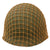 Original U.S. WWII Unissued 1943 M1 McCord Front Seam Fixed Bale Helmet with Net and Westinghouse Liner - Complete Original Items