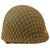 Original U.S. WWII Unissued 1943 M1 McCord Front Seam Fixed Bale Helmet with Net and Westinghouse Liner - Complete Original Items