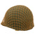 Original U.S. WWII Unissued 1943 M1 McCord Front Seam Fixed Bale Helmet with Net and Westinghouse Liner - Complete Original Items