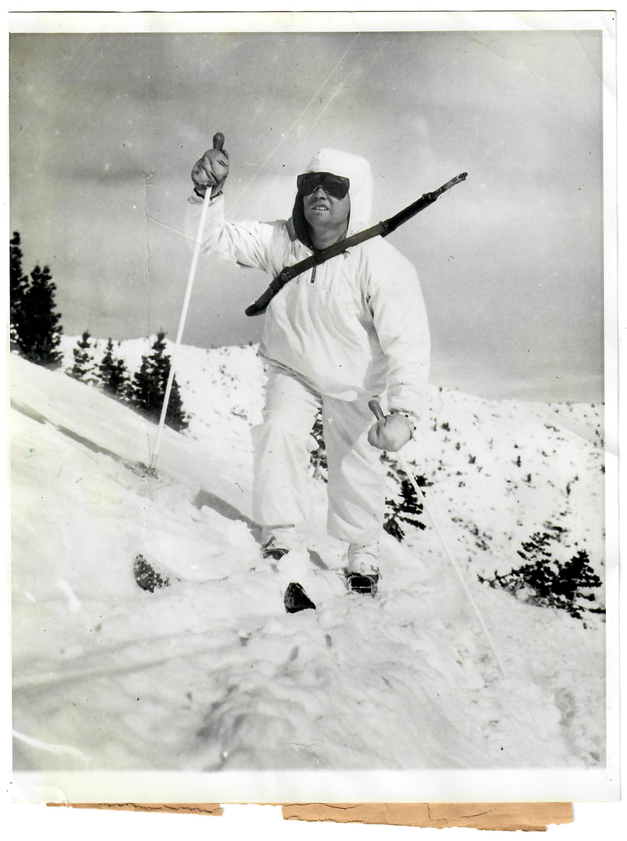 Original U.S. WWII 10th Mountain Division Skiing Troops Uniform and Eq ...