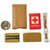Original U.S. WWII US Army Personal Effects Lot Featuring Complete Deck of 1943 Dated “Aviator” Playing Cards - 6 Items Original Items