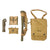 Original U.S. WWII Excellent Field Gear Lot with Map Case Complete with Contents, First Aid Pouch with Carlisle Bandage, and Pick Mattock Set - 5 Items Total Original Items
