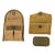 Original U.S. WWII Excellent Field Gear Lot with Map Case Complete with Contents, First Aid Pouch with Carlisle Bandage, and Pick Mattock Set - 5 Items Total Original Items