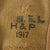 Original U.S. WWII Excellent Field Gear Lot with Map Case Complete with Contents, First Aid Pouch with Carlisle Bandage, and Pick Mattock Set - 5 Items Total Original Items
