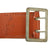 Original German WWII Army Heer Officers 50mm Brown Preßstoff Faux Leather Open Claw Buckle Belt Original Items