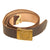 Original German WWII SA EM/NCO Belt with Two Piece Brass Buckle & RZM Tag - Sturmabteilung Original Items