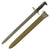 Original U.S. WWII M1942 16" Garand Rifle Bayonet by Utica Cutlery with M3 Scabbard - dated 1942 Original Items