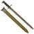 Original U.S. WWII M1942 16" Garand Rifle Bayonet by Utica Cutlery with M3 Scabbard - dated 1942 Original Items